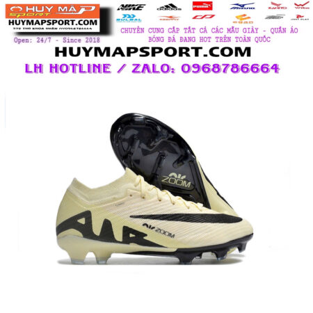 Giày Bóng Đá Cỏ Tự Nhiên – Nike Mercurial Vapor 15 Elite Cream FG