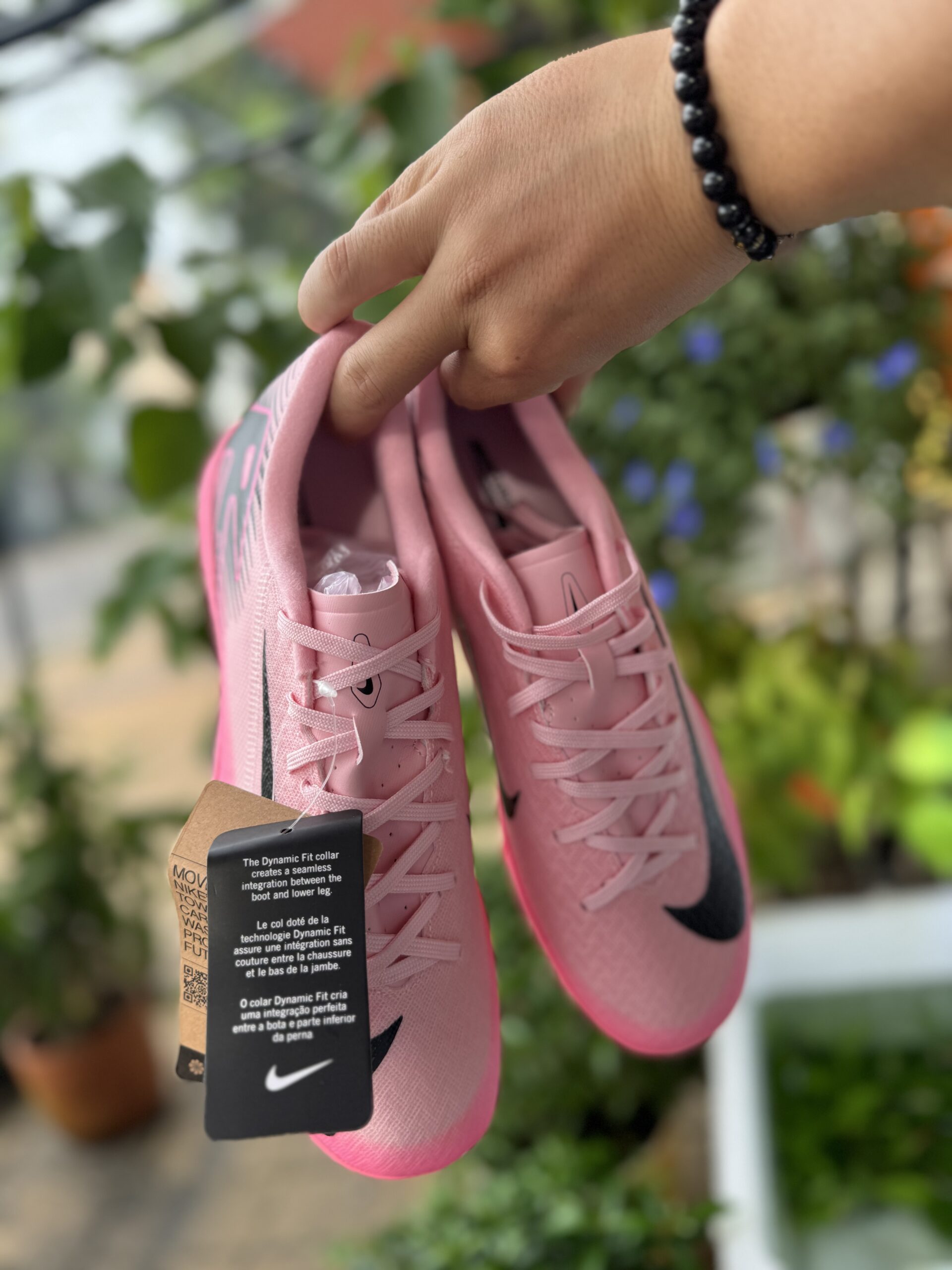 Giày Bóng Đá Nike Mercurial VAPOR 16 ACADEMY Đế Đệm Lưỡi Gà Liền Hồng TF