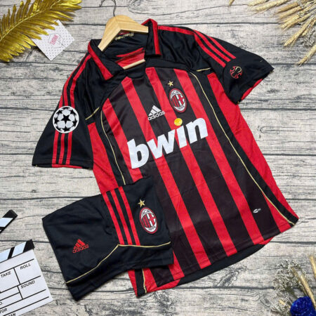 AC MILAN RETRO 2006 2007 / THÊU ĐẦY ĐỦ CÁC PATCH LOGO / HÀNG FEX THAILAND