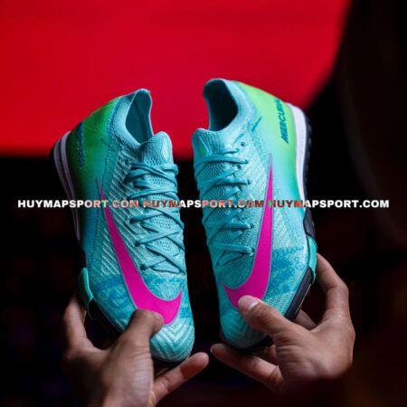 Nike Mercurial Vapor 16 Elite SE Cosmic Speed Xanh Ngọc Cổ Lửng / Bản Đế Đệm  TF