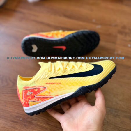 Nike Mercurial Vapor 16 Elite Mbappe Vàng Cam / Bản Đế Đệm TF