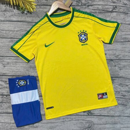 Đội Tuyển Brazil Retro Vàng / Fake Thái Loại 1